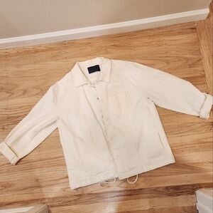 Cream Button-Up Jacket